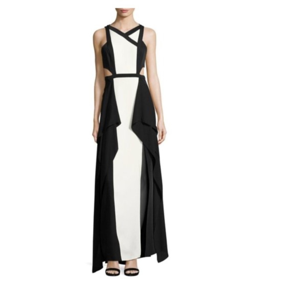 Bcbg Alyssia Color Block Gown Size 4 - image 1